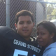 Luis Moux and his mother, Lorena Sesma (New York Daily News via Twitter screenshot)